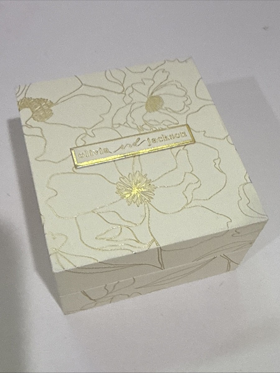 Olivia and Jackson Fine 14 kt gold plated Sterling Silver CZ