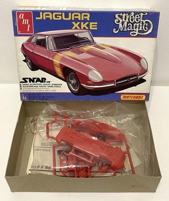Vintage Matchbox AMT 1/43 E-Type Jaguar Coupe XKE Modellbausatz komplett