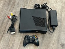 Microsoft Xbox 360 S 250GB Console - Black 1439 Tested Works