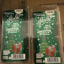 GLADE WAX MELTS SPARKLING SRUCE WINTER COLLECTION X2 PACKAGES BRAND NEW