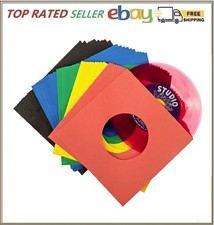 Vinyl Record Sleeves 45rpm - 7 inch Premium Acid Free Protection Multicolor P...