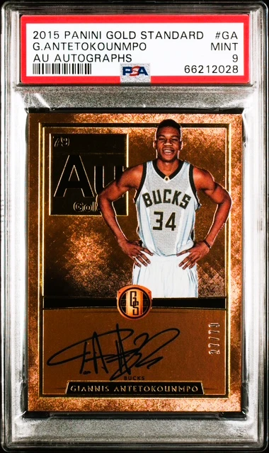 Giannis Antetokounmpo Serial Numbered Basketball Sports Trading