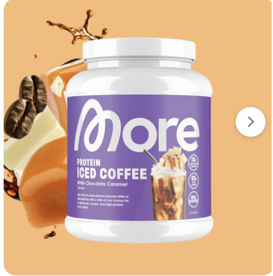 More Nutrition Iced Coffee White Chocolate Caramel Neu