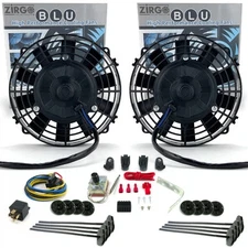 Zirgo Super Cool Pac 2 8 Performance Fans w/ Adjustable Temp Sensor, Relay Kit