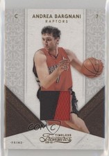 2009-10 Timeless Treasures Materials Prime 2/10 Andrea Bargnani #43 d9r
