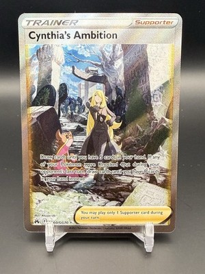 Cynthia's Ambition GG60/GG70 Ultra Rare Pokemon Crown Zenith Galarian  Gallery NM | eBay