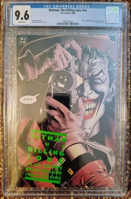 Batman: The Killing Joke (1988 1st Print Square Embossed Cover - KEY!)  CGC 9.6 