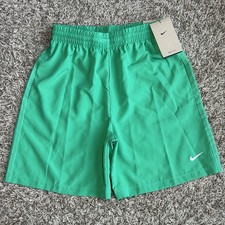 Nike Kids Size Large Green Training Shorts Polyester Dri-FIT DX5382-324 NEW