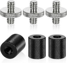 Tripod Screw Adapter 6 Pack 1/4 Female to Female Camera Cage Mount for Light Sta
