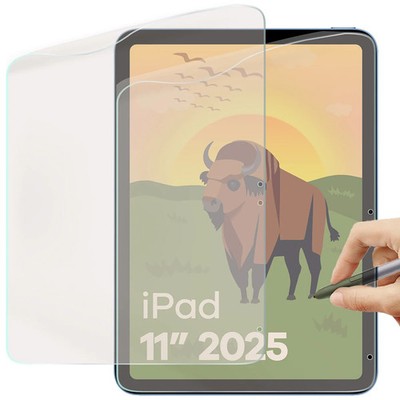 2x Matte Folie für iPad 11'' (A16) 2025 Bizon Schutzfolie Displayschutzfolie Film