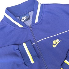 Vintage Nike 1980-90s Nike Blue Tag Swoosh Blue Mens Large Track Jacket Full Zip