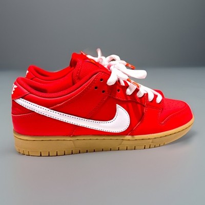 Nike SB Dunk Low Pro Size 8 Men s Shoes University Red Gum FJ1674-600 NEW!!