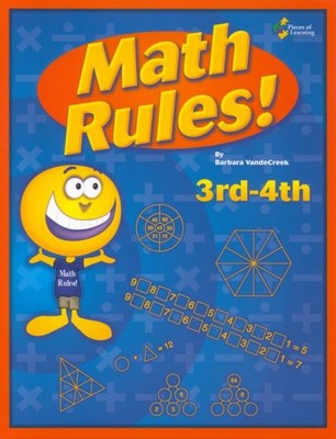 MATH RULES!: 3RD-4TH GRADE 25 WEEK ENRICHMENT CHALLENGE By Barbara Vandecreek VG