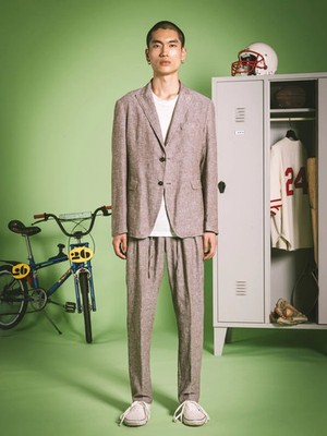 HERREN KLEID EINREIHER LEINENMISCHUNG BERN M 261359