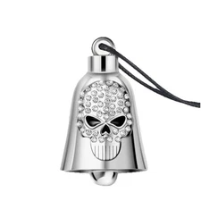 Dream Apparel Motorcycle Bell Bling Skull Good Luck Bell