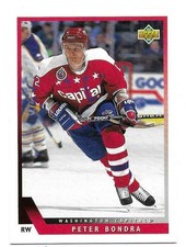 PETER BONDRA 1993-94 UPPER DECK CARD NEAR MINT CONDITION