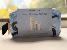 SkinMedica Dewy Refreshed Skin Set AHA/BHA Cleanser Hydrator Moisturizer w Bag