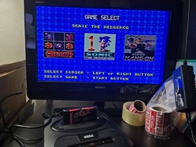 Sega Genesis Model 2 Console MK-1631 (System Only) NTSC Tested, Working (B)