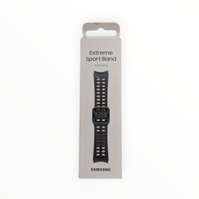 Y9-O Samsung Extreme Sport Band One Click For Watch4 Or Later 20mm Graphite S/M