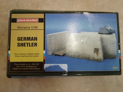 Plus Model No. 044 German Shelter Deutscher Bunker in OVP