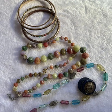  (SEE PICS) 25 Sets of GORGEOUS RARE Goddess Venetian Glass Jewelry Lot