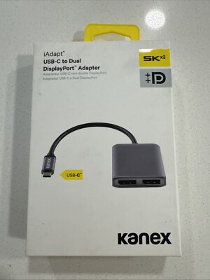 Adapter kanex iadapt displayport to dual displayport adapter with 5k support