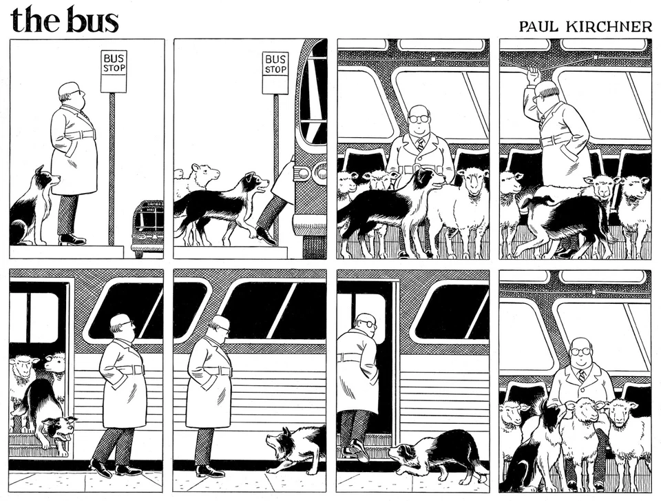 "the bus 3", NEW, SIGNED and SOLD by author Paul Kirchner, 2025, English Edition - Image 3 of 4