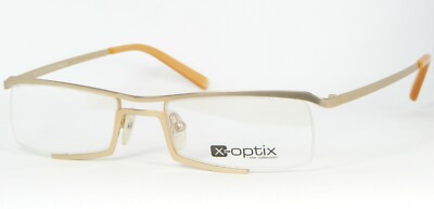 X-OPTIX by X-Belgium 1276C Champagne Gold UNIQUE RARE EYEGLASSES 50-20-145mm