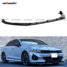 For 2020-2024 KIA K5 GT GT-line Gloss Black Front Bumper Lip Splitter Spoiler