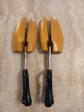 Men's Vintage Wooden Rochester Shoe Tree Keepers Stretchers Travel Size 4