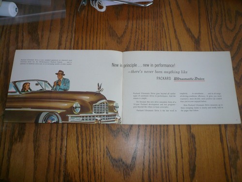 1949 Packard Ultramatic Drive Sales Brochure - Vintage - Picture 2 of 9