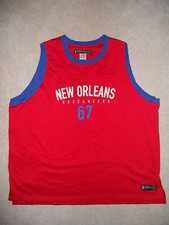 ABA New Orleans Buccaneers Basketball Jersey Hardwood Classics Reebok 4X 1967 w@