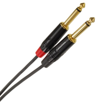 AIM 2X 1/4in MONO TS AUDIO PHONO IN-LINE JACK CONNECTOR 2PC SET - Foto 2