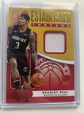 Bradley Beal 2019-20 Panini Absolute ESTABLISHED THREADS G/W Jersey Swatch