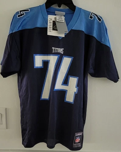 Vtg Reebok BRUCE MATTHEWS #74 Tennessee Titans Jersey Youth Large NEW W TAGS!