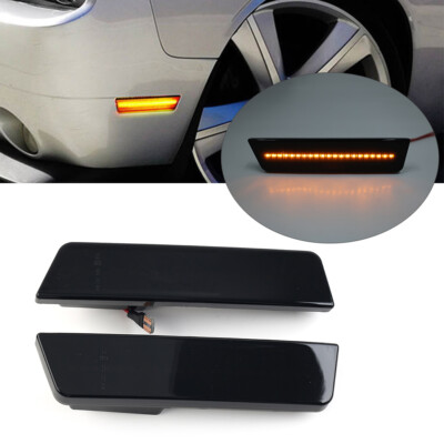 2 Stück gelbe  Front Side Marker für 2008-14 Dodge Challenger/11-14 Ladegerät