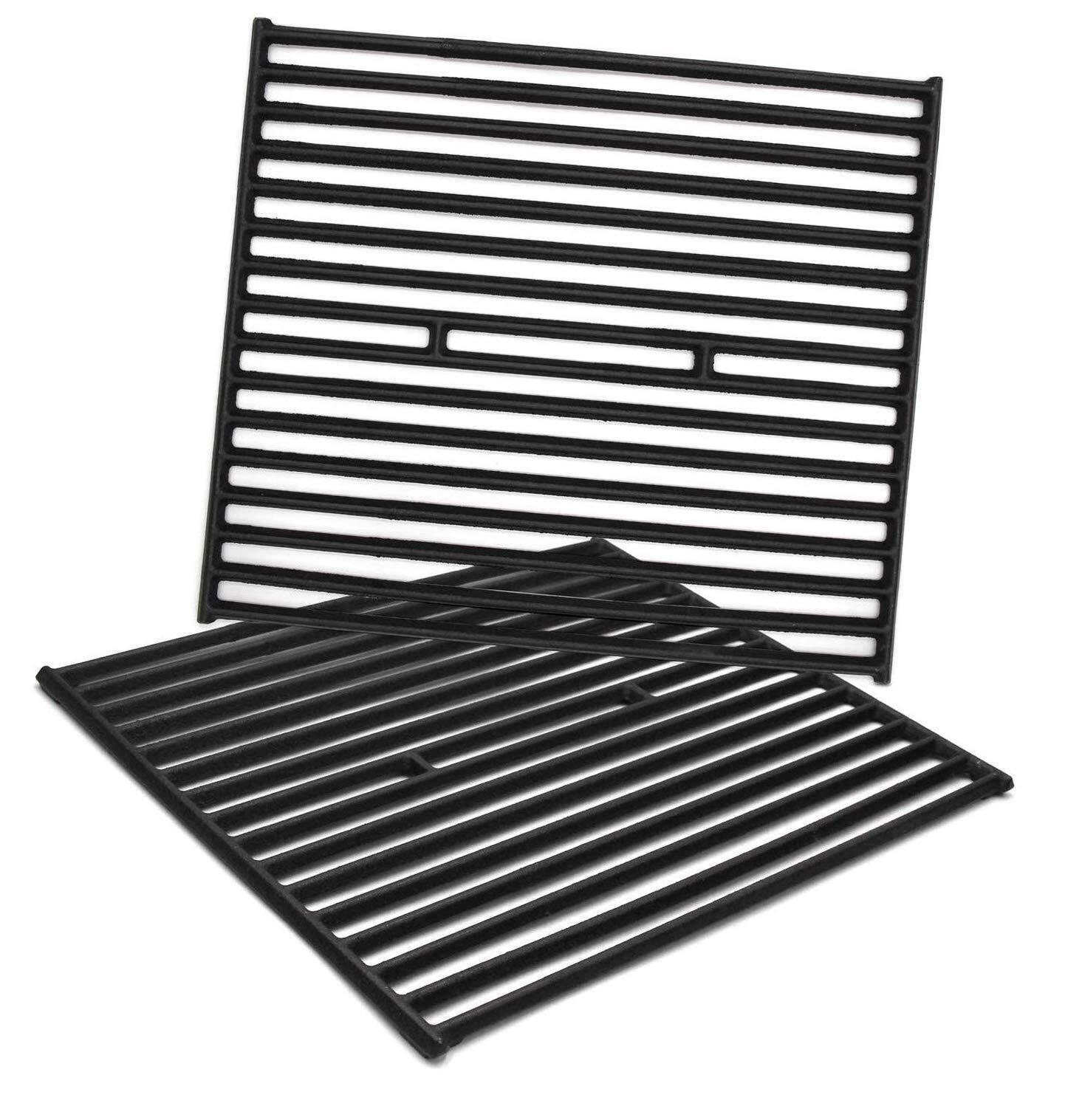 Votenli C6436B2-Pack 15" Cast Iron Cooking Grid Grates Replacement for Broil-...