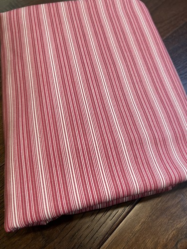 MODA Noteworthy By Sweetwater- Pink Stripe with White And Grey 3 3/4 Yards Rare - Picture 3 of 3