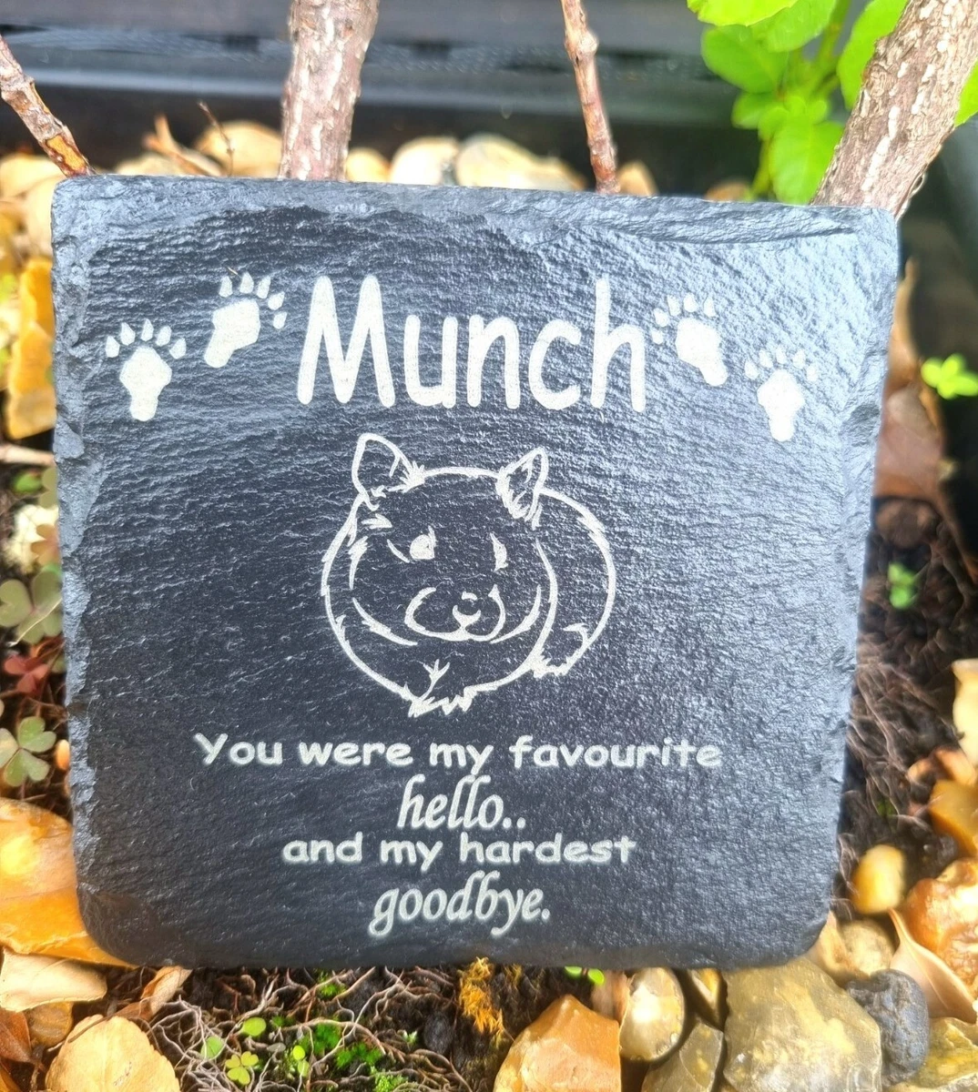 Hamster hotsell memorial stone