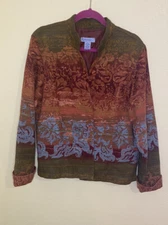 Phoenix long sleeve open front blazer size L