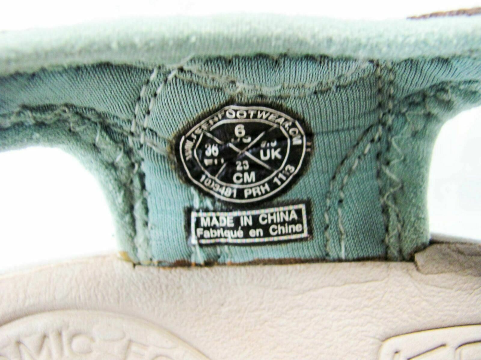 Scarpa donna Keen Newport H2 taglia 6M marrone verde pescatore sandalo sportivo usata qp