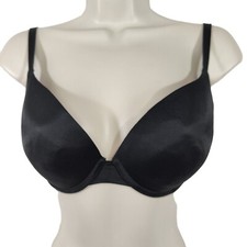 Victorias Secret PINK Wear Everywhere Push Up Black Bra Women Size 32DD Padded