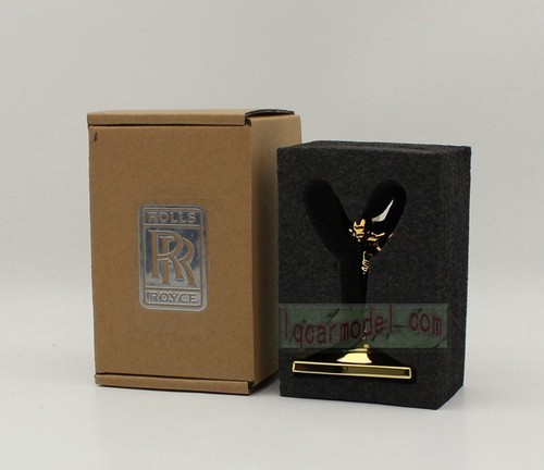 Rolls Royce Adorno Mascota Resina/Metal Modelo Decoraciones Color Dorado - Imagen 14 de 16
