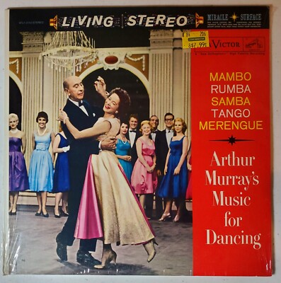 Arthur Murray Music For Dancing Mambo Rumba Samba Tango Merengue LP AFL1-2152