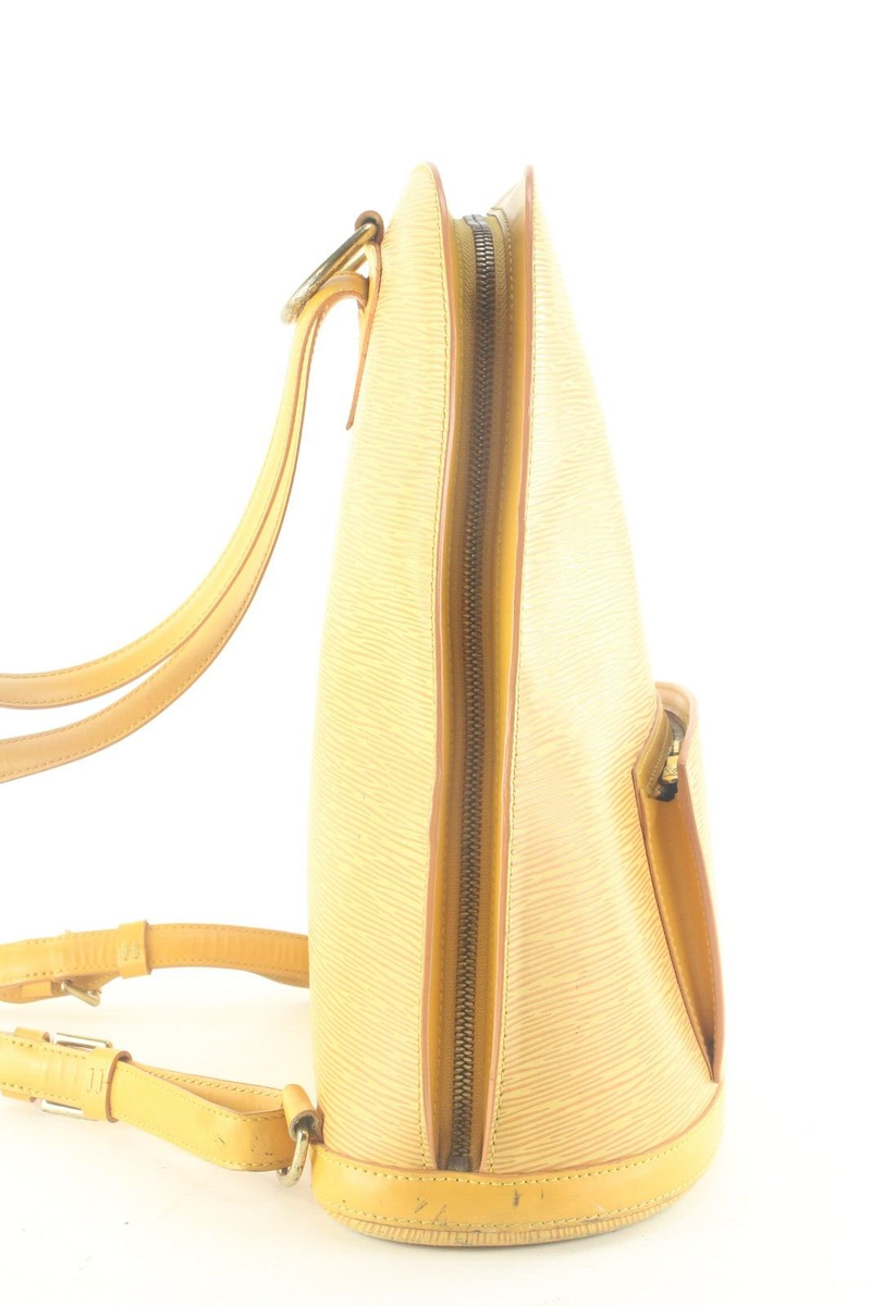 Louis Vuitton Yellow Epi Leather Gobelin Medium Backpack 6LV117K Louis Vuitton Yellow Epi Leather Gobelin Medium Backpack 6LV117K main image 4