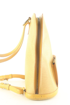 Louis Vuitton Yellow Epi Leather Gobelin Medium Backpack  display picture 1