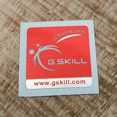 G.SKILL Shiny Metallic Sticker ''Go Beyond Limits''