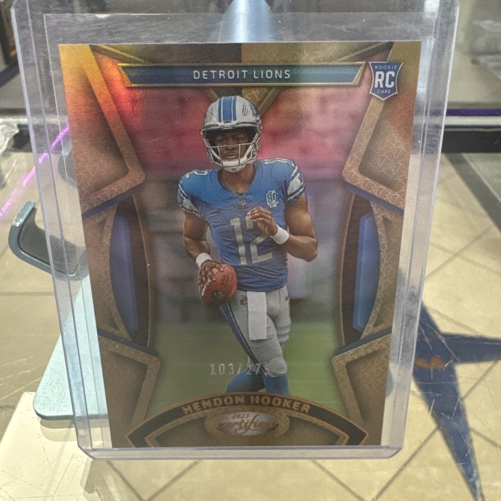 2023 Certified Hendon Hooker Bronze Rookie RC #151/275 Lions