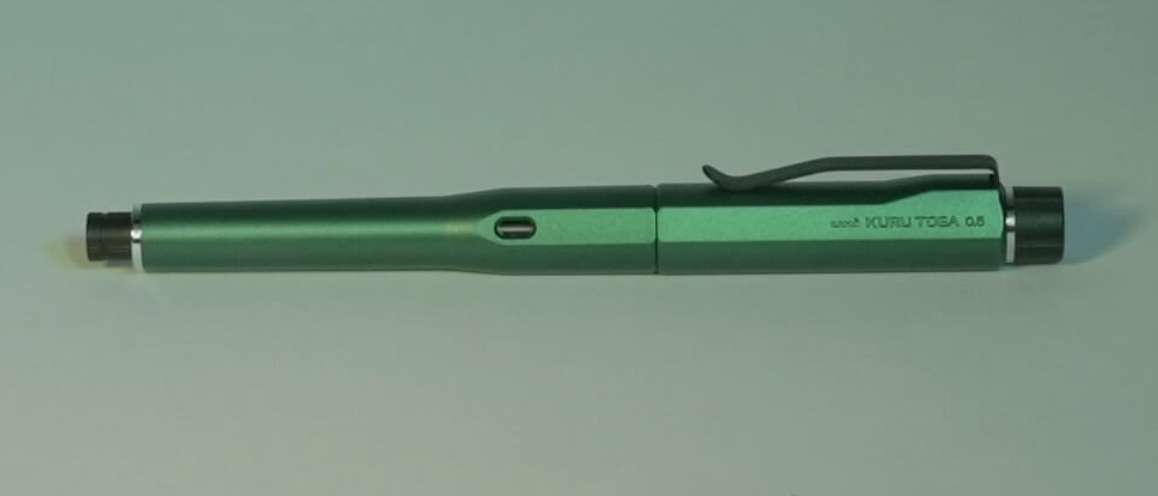 Uni Kuru Toga Dive Mechanical Pencil 0.5mm Dense Green M5 Uni Kuru Toga Dive Mechanical Pencil 0.5mm Dense Green M5
