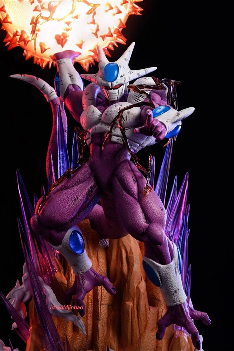 ZBC Studio Dragon Ball Cooler Resin Model H77cm Led Light